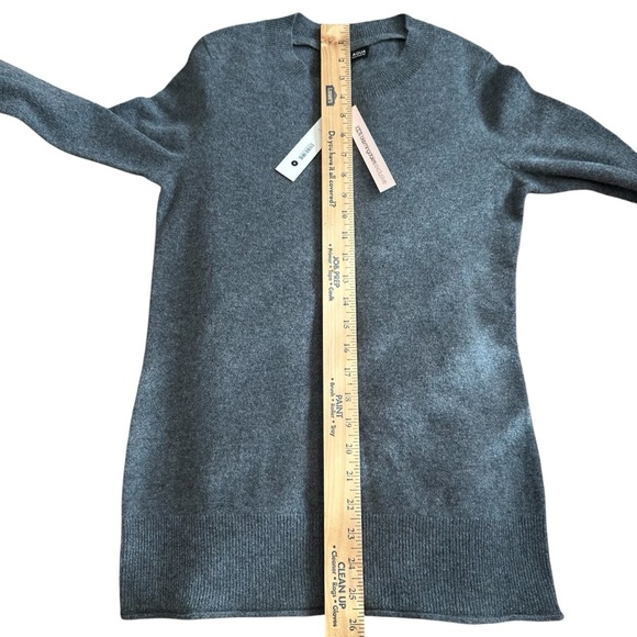 Agua Bloomingdale’s Gray Cashmere Women's Sweater - Picture 8 of 13
